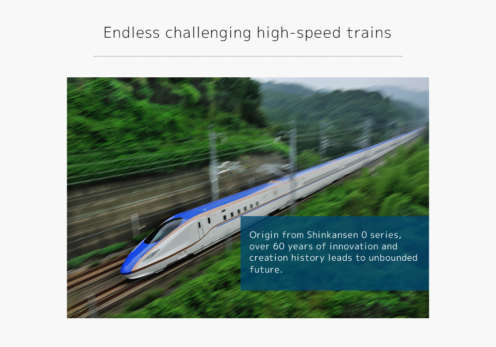 Endless challenging high-speed trains