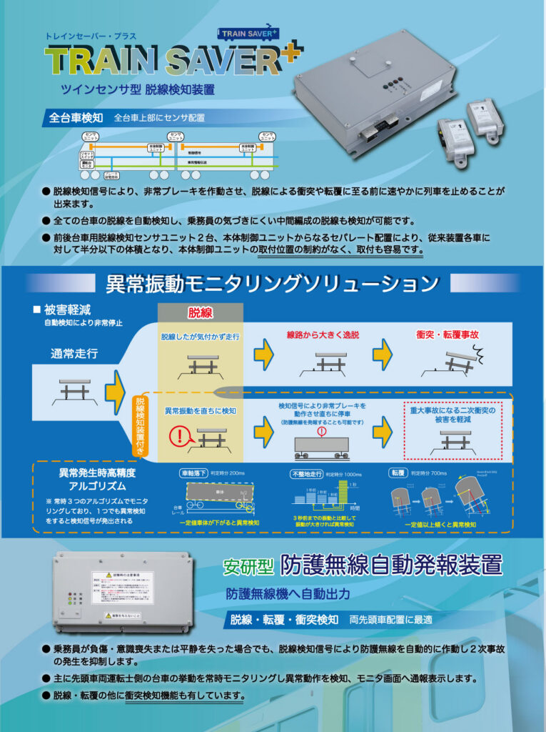 TRAIN SAVER　パンフレット