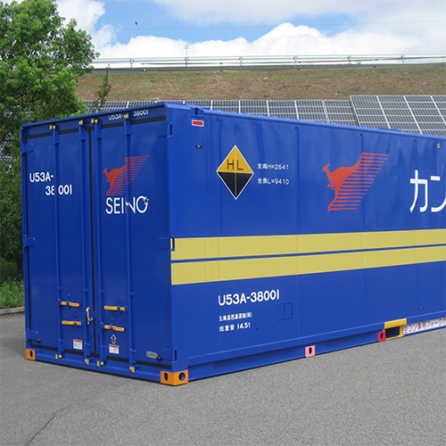 北海道西濃運輸31ft妻一方開きコンテナ