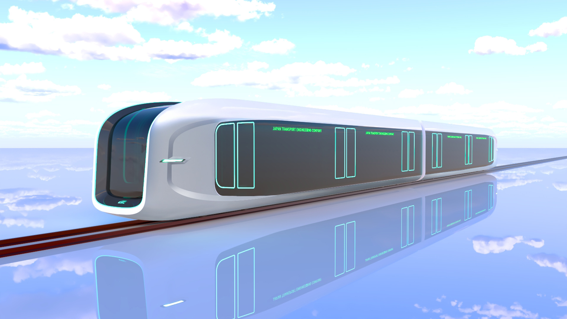 Exterior concept render of the next-generation sustina commuter train